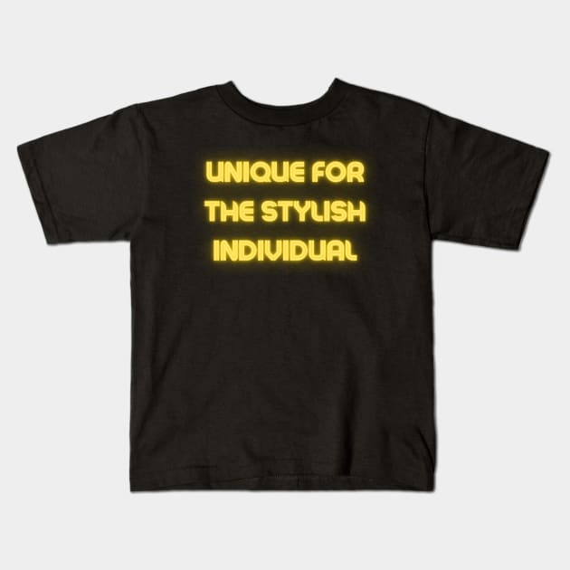 unique for the stylish individual Kids T-Shirt by sarrah soso